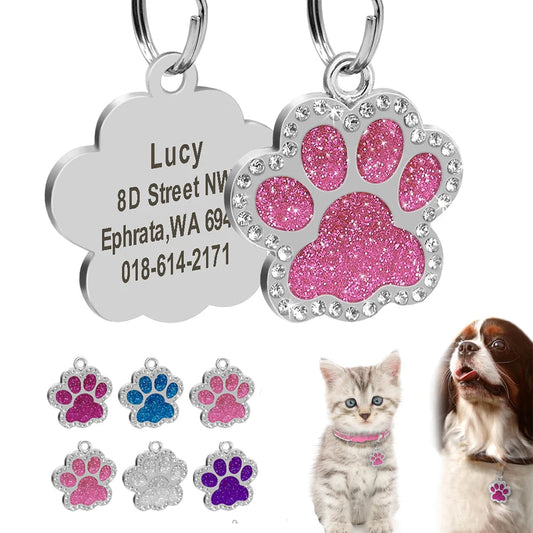 Custom Pet Tags -Durable Engraved ID for Dogs & Cats