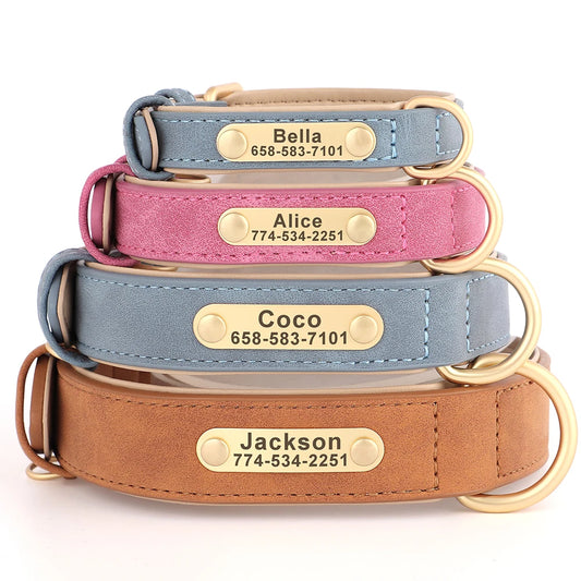 Personalized Leather Pet Collar