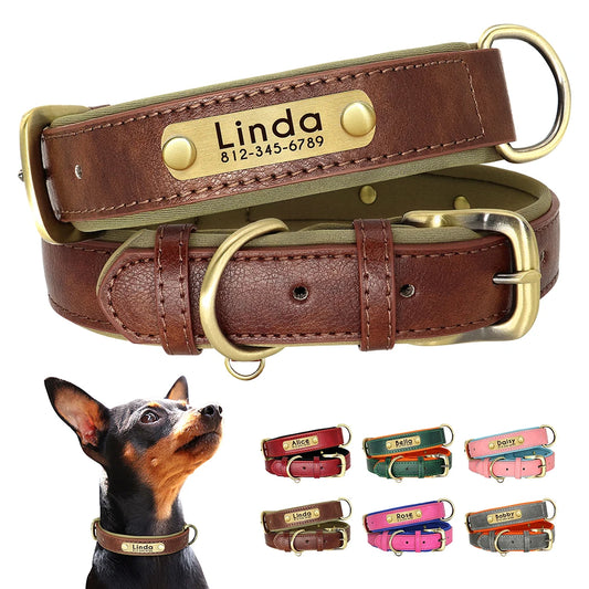 Personalized Leather Pet Collar